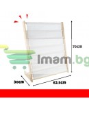 Детска етажерка за книги и играчки